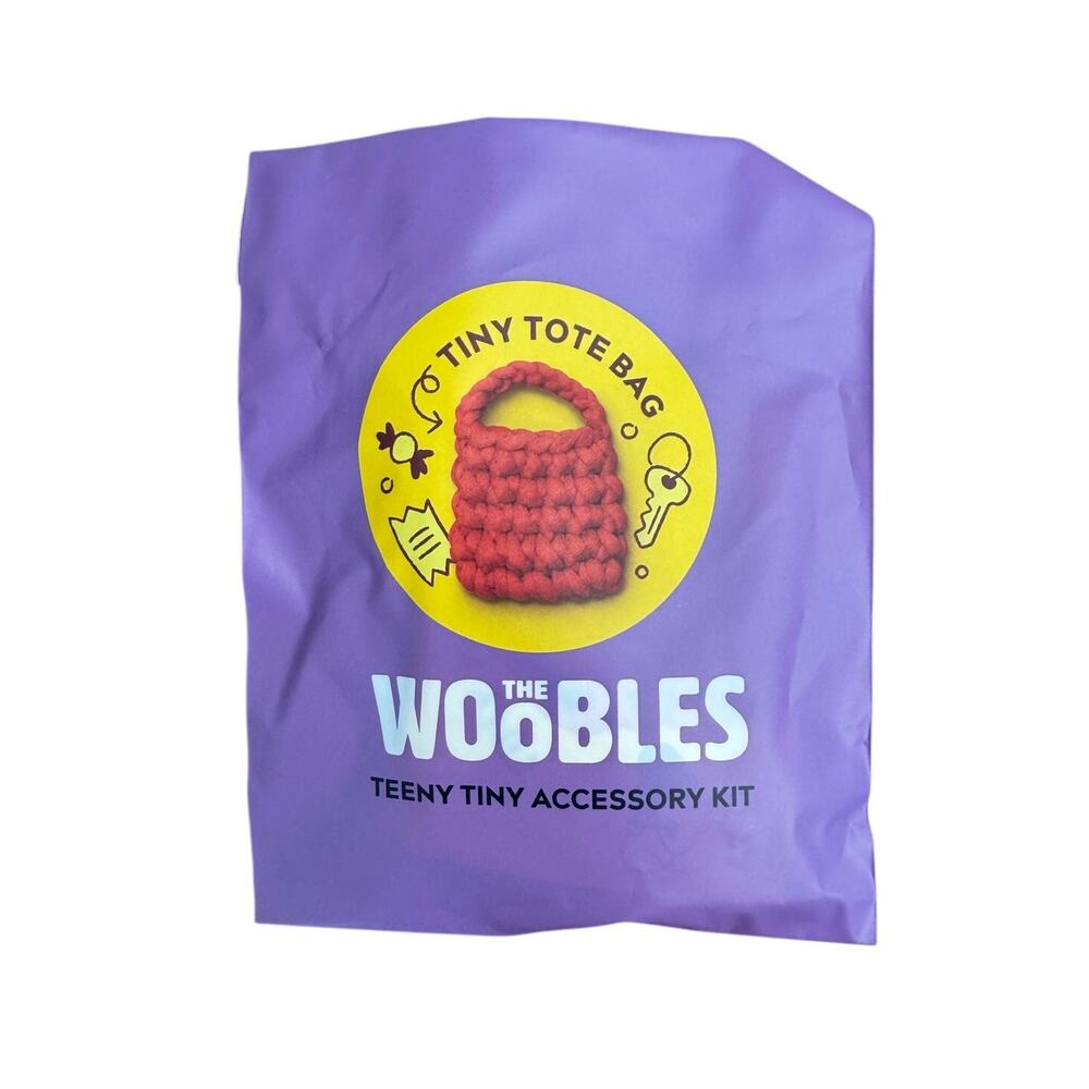 *RARE* The Woobles Tiny Tote Bag Crochet Kit - Series 3 Mystery Kit (Sealed)